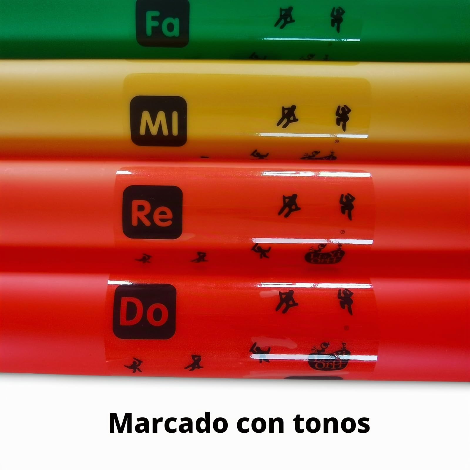 Juego de 8 tubos de sonido musical, juego colorido de 8 tonos, tubo de sonido, instrumento de percusión, regalo de cumpleaños, kit de tubo de sonido musical para actuaciones colectivas en el