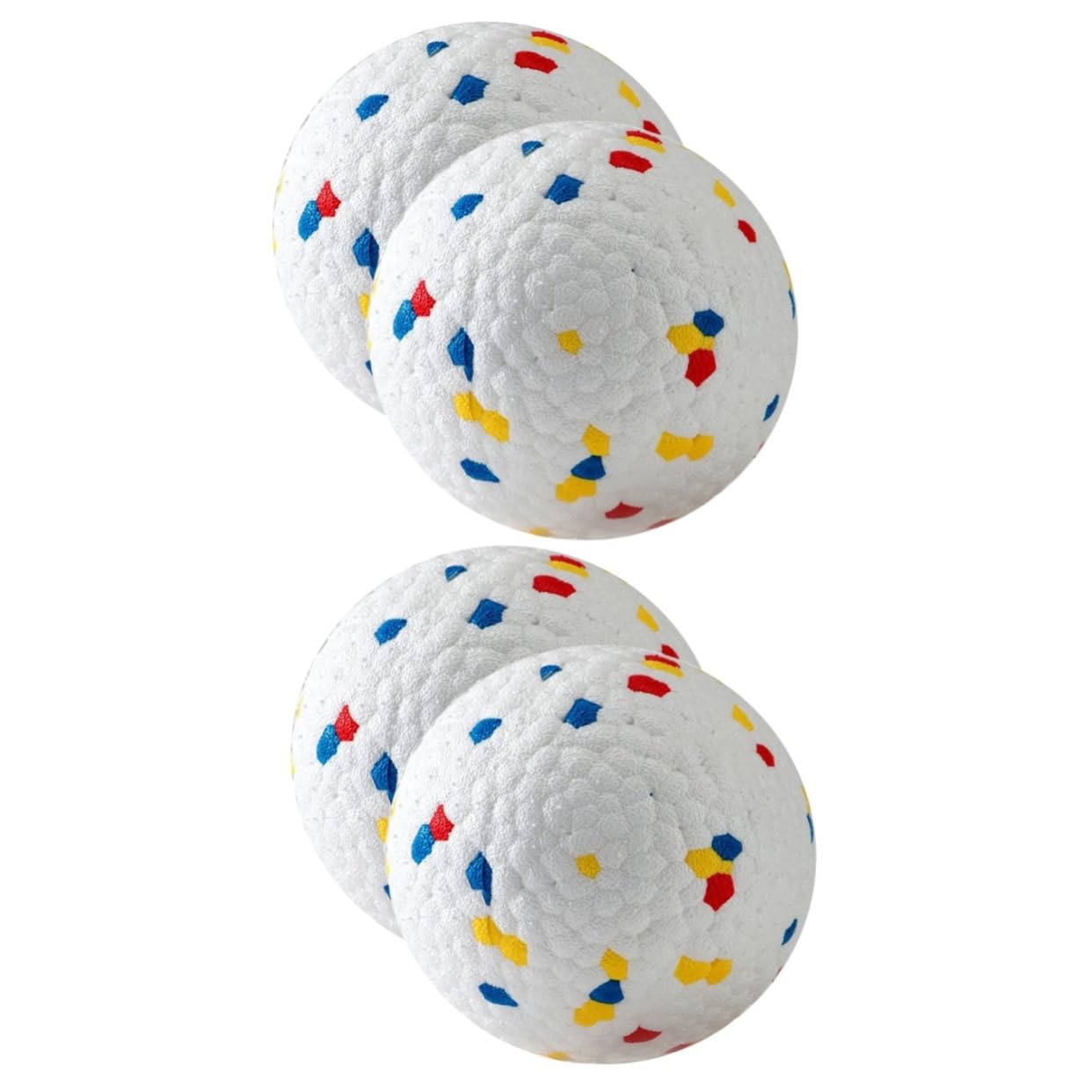 POPETPOP 4 Stück Hüpfender Ball Schmeiß Es Eier Bälle Für Hunde Beißspielzeug Für Welpen Welpen-backenzahnkauer Welpenkaustock Welpenzahnplüsch Interaktive Kugel Groß E-TPU-Material