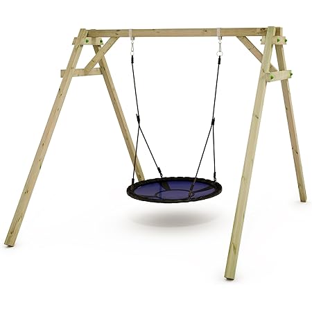 WICKEY Kinderschaukel Schaukelgestell Smart Rush Nestschaukel