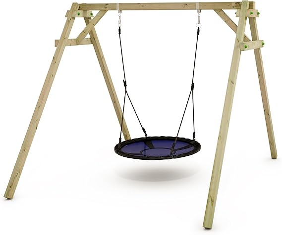 WICKEY Kinderschaukel Schaukelgestell Smart Rush Nestschaukel