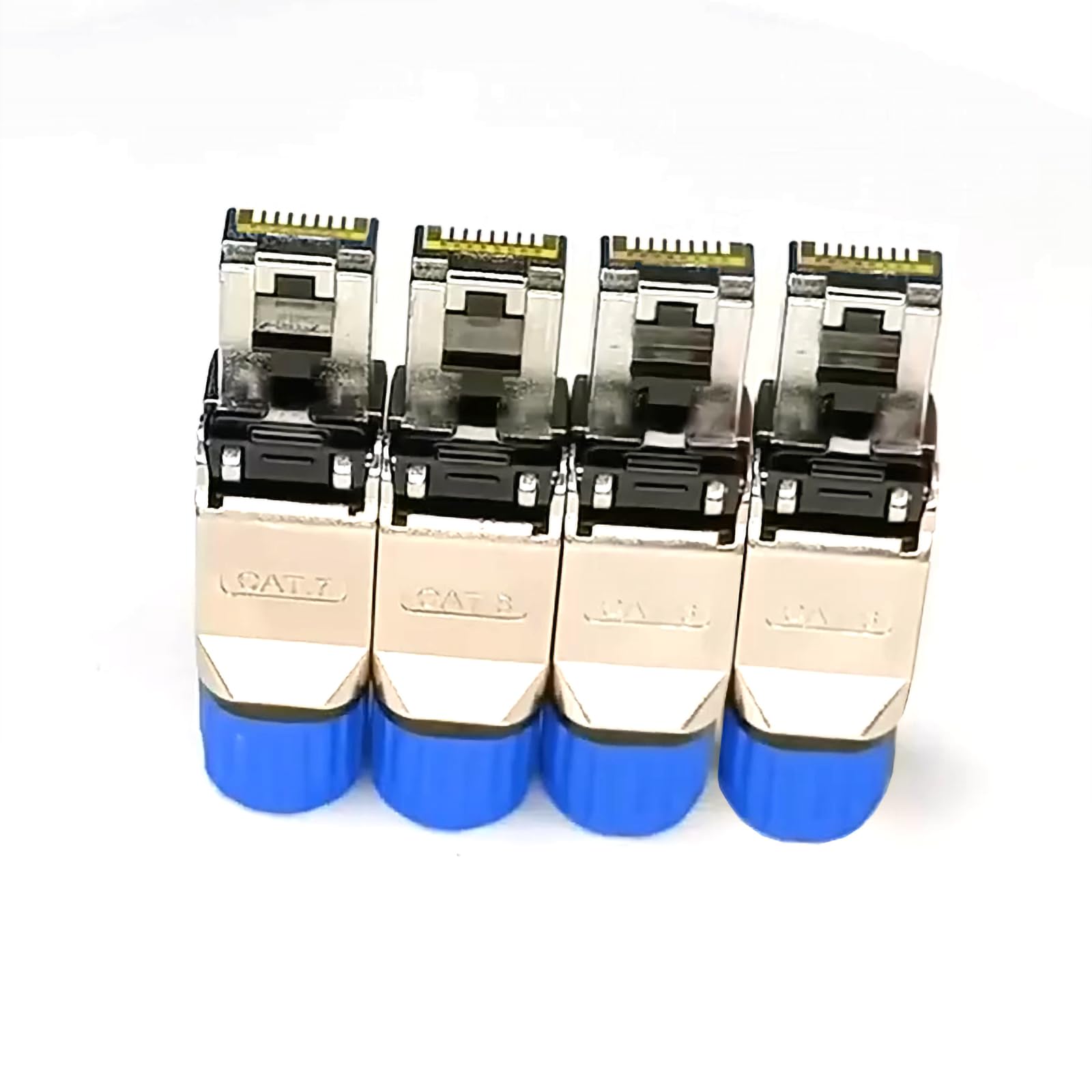 CAT8 RJ45 Stecker geschirmt werkzeuglos für CAT6A/7/8 26-23 AWG