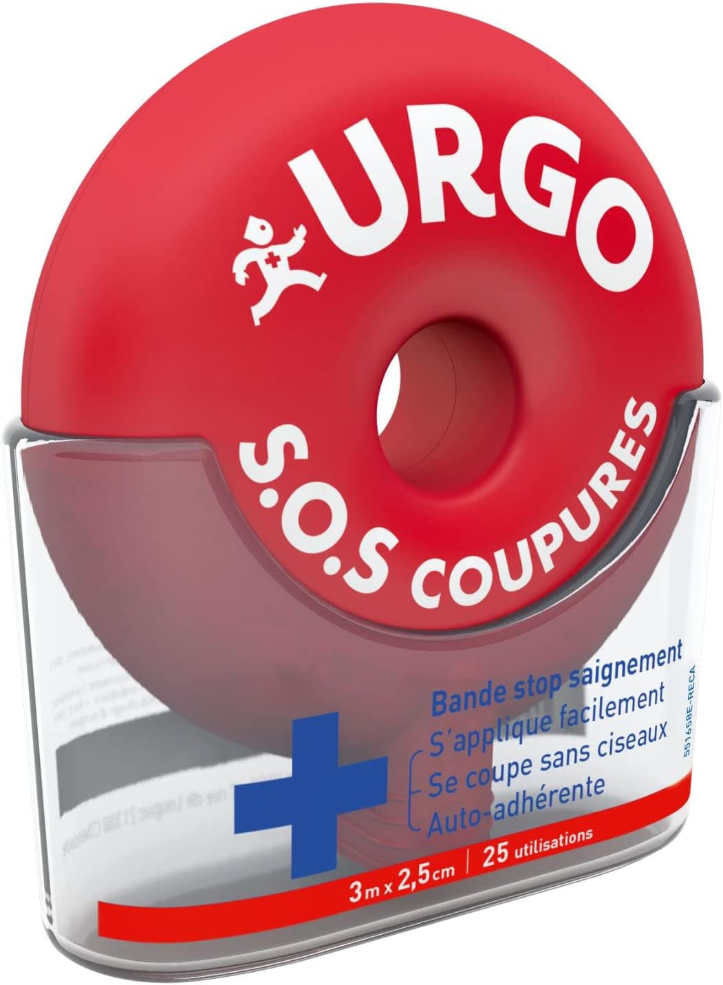 Urgo S.O.S Coupures Stop Bleeding Strip 3m x 2,5cm