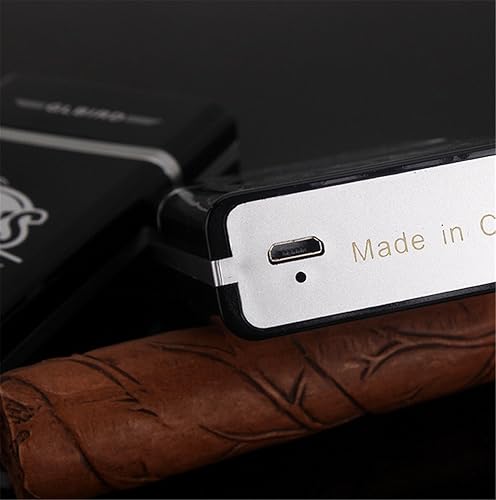 Miniatura 4 de Bestwishes2u 1 unids USB recargable encendedor caja titular para mujeres/sin llama electrónico recargable USB encendedor -hombre regalo