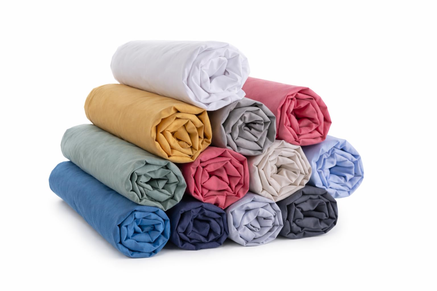Lot de 4 Draps Housse 160x200cm + 6 Taies d'oreiller 63x63cm-100% Coton 57- Fils