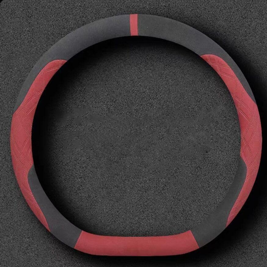 OUTMX Steering Wheel Cover Car for Hyundai Tucson NX4 / Hybrid/N-Line 2021 2022 2023 2024 Anti Slip Breathable Steering Wheel Cover Steering Wheel Cover Protective Interior Accessories