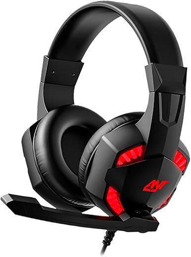 Ant Value H105 3.5mm PC Headsets with Microphone Noise Cancelling Mic & Audio Controls for Mobile Laptop PC Tablet Wired Stereo Computer Headphone…