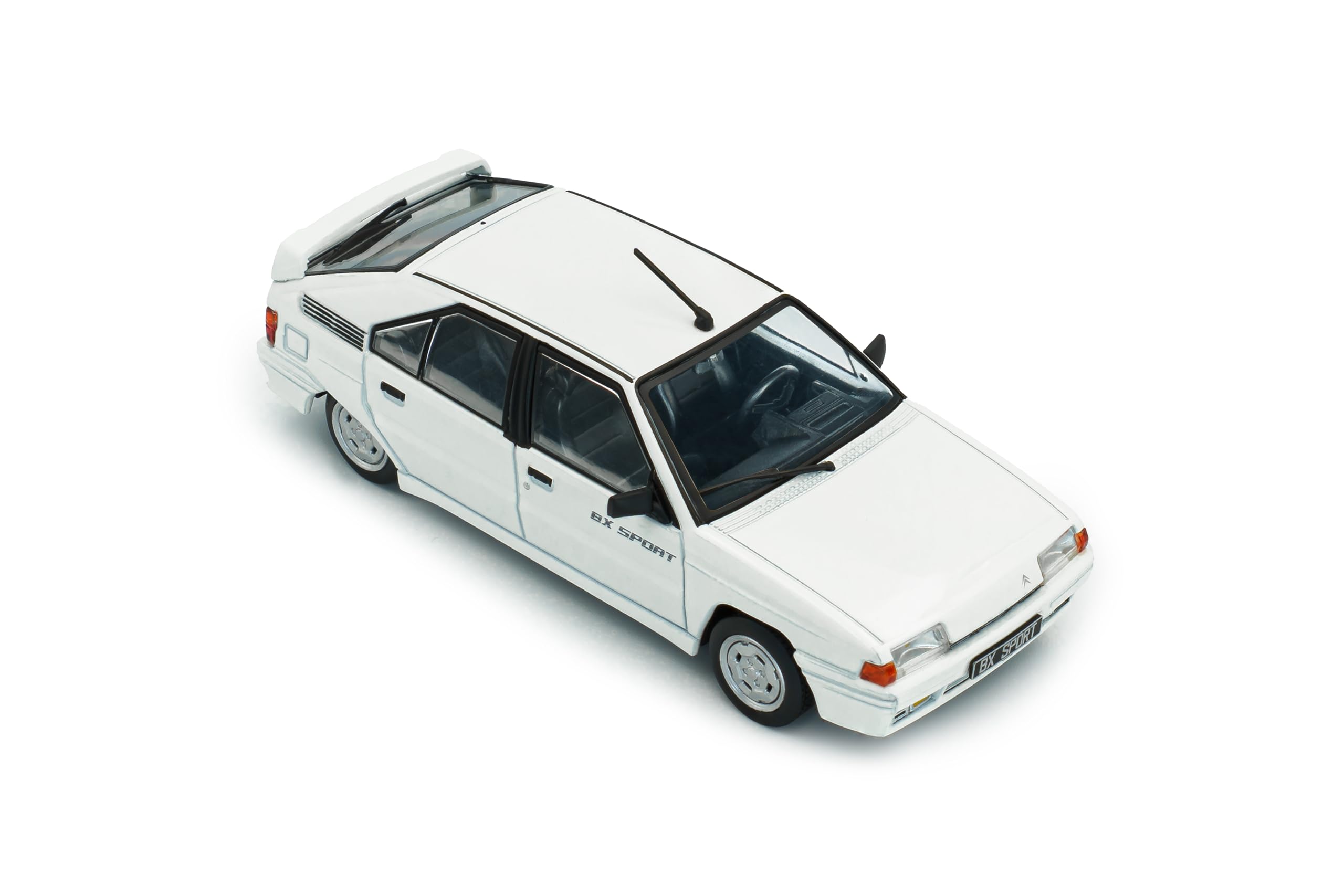 Solido Citroën BX Sport (1985) - Punta compatta 80 Pezzi, Frontale Sportivo, Spoiler Integrato, Diecast modellino Auto, Blanc Meije Bianco, 1:43