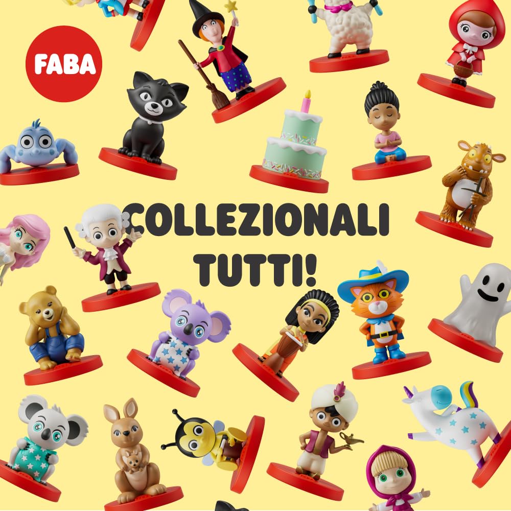 FABA Personaggio Sonoro, le Canzoni di CoComelon, Bambini 1-3 Anni, Ascoltabile con i Raccontastorie