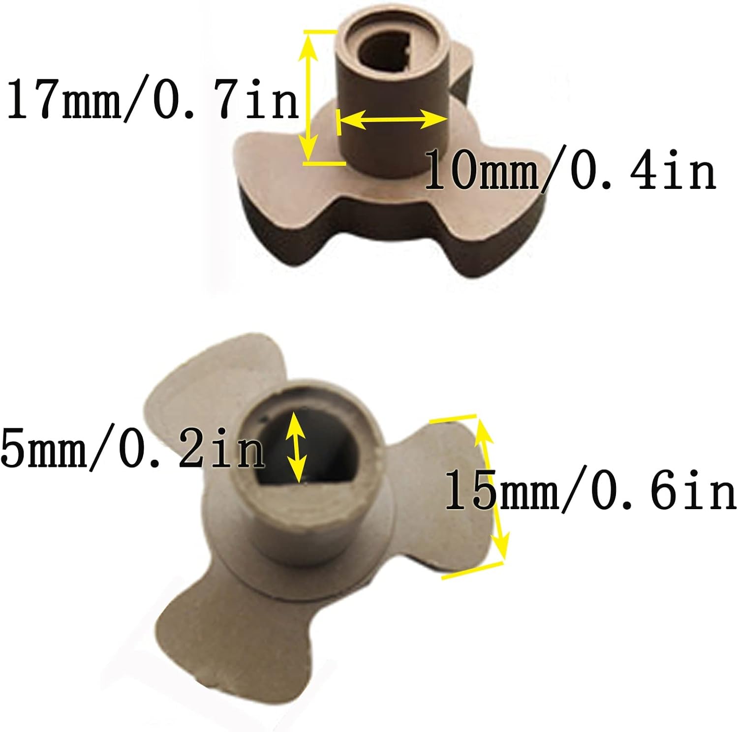 Circular Glass Turn Table Top Kit Replacement Microwave Oven Cooking Plate, with Microwave Turntable Coupler and Round Rotating Ring, Microwave Glass Plate for Small 9.6"/10''/12.4'' Microwave Oven (