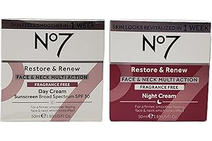 No.7 Restore & Renew Face & Neck Multi Action Serum Fragrance Free...