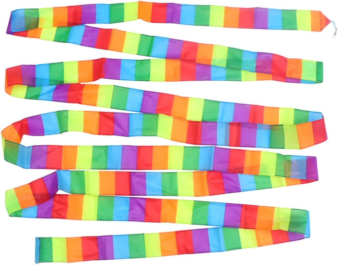 Kite Tail Colorful Streamer Kite Tail Flat Ribbon 10m