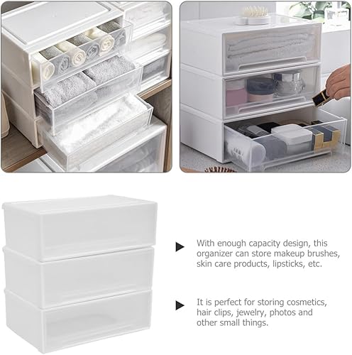 Miniatura 6 de Abaodam 1 Unidades de Baño Cosméticos Titular Maquillaje Exhibición Escritorio Cajones de Almacenamiento Apilables Cajones de Almacenamiento de