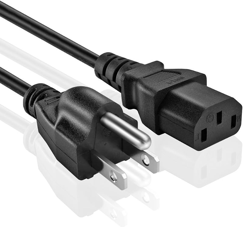 8 Feet AC Power Cord Compatible with SkyTech Archangel GTX 1050 Ti Gaming Computer Desktop