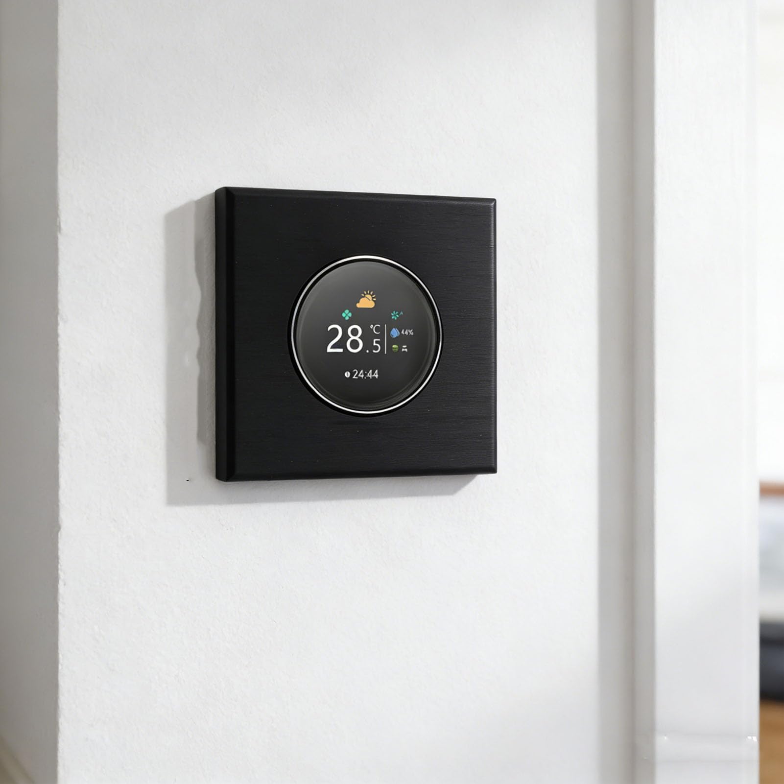 Fyearfly Smart Thermostat WiFi Drehregler 5-35°C TFT Touch für Fußbodenheizung Klima
