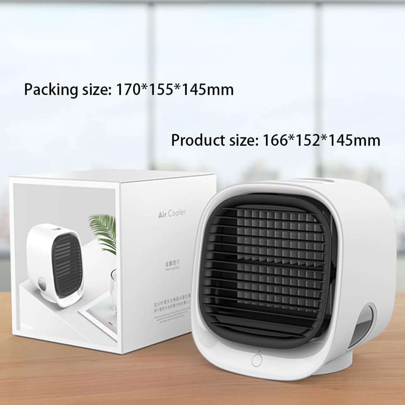 Aira Breeze - Mały chłodziarka powietrza do pokoi, USB, dla rodziny