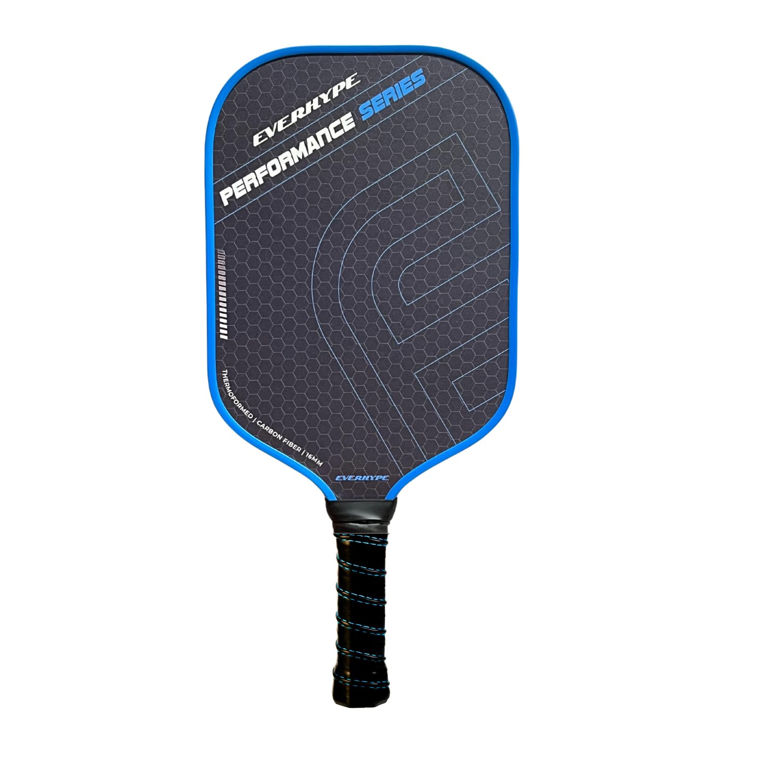 Everhype Thermoformed Carbon Fiber Pickleball Paddle – 16mm Honeycomb Core | 220g Lightweight Pro Control Racket | T700 Carbon Face for Spin | for Beginners, Intermediate & Advanced Players
