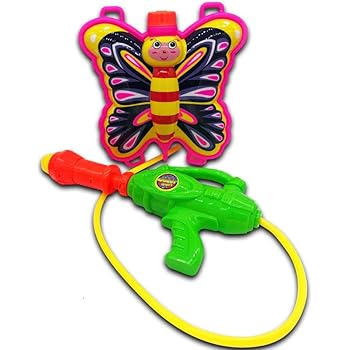 pistola de agua con mochila