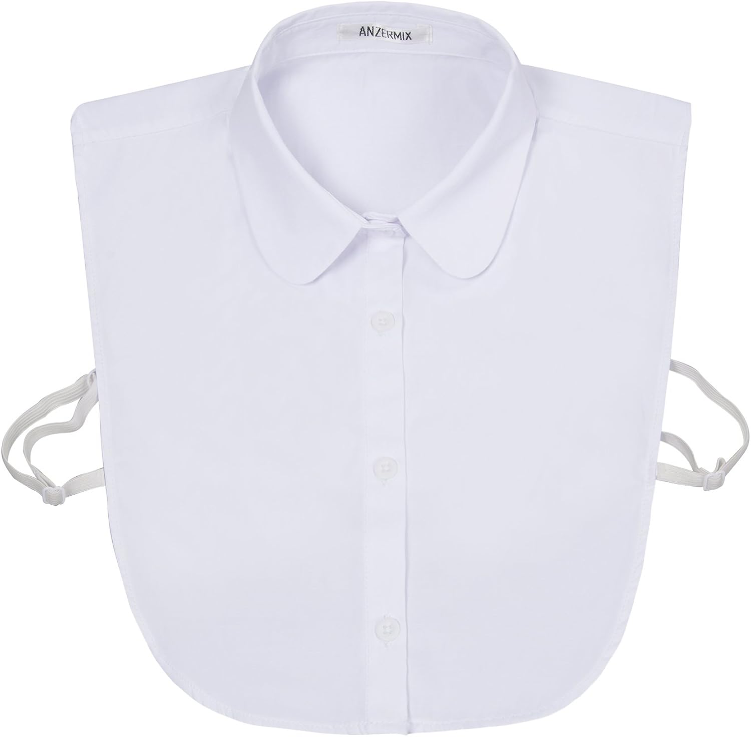 40% Off Discount ANZERMIX Womens Detachable Blouse Half Shirts (Round-White,One Size) Lowest Price ANZERMIX Womens Detachable Blouse Half Shirts (Round-White,One Size)