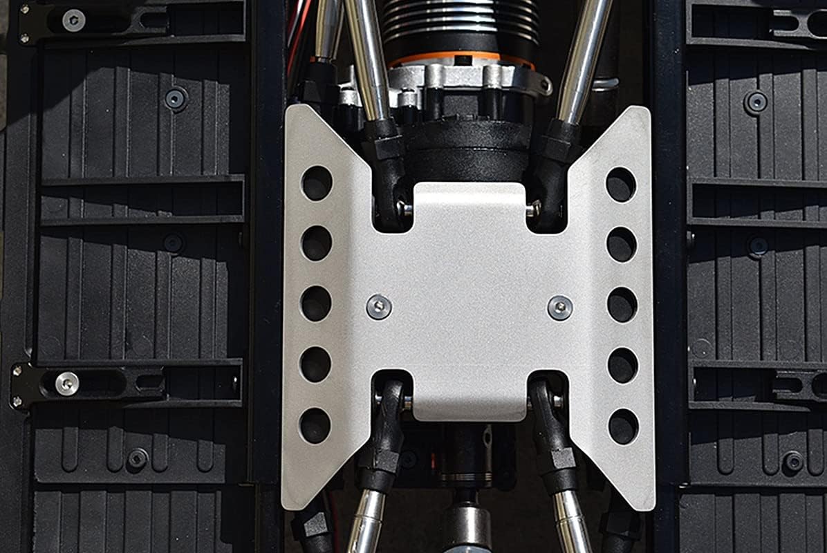 AXIAL 1/6 SCX6 JEP JLUWRANG LER 4WD Stainless Steel mid-Wave Box Bottom Baffle