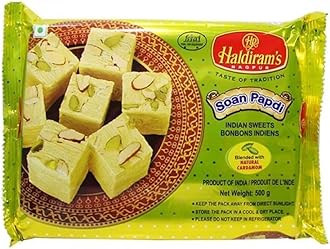 Haldiram's Soan Papdi Sweet 500g (17oz) Online Indian Grocery by Haldiram