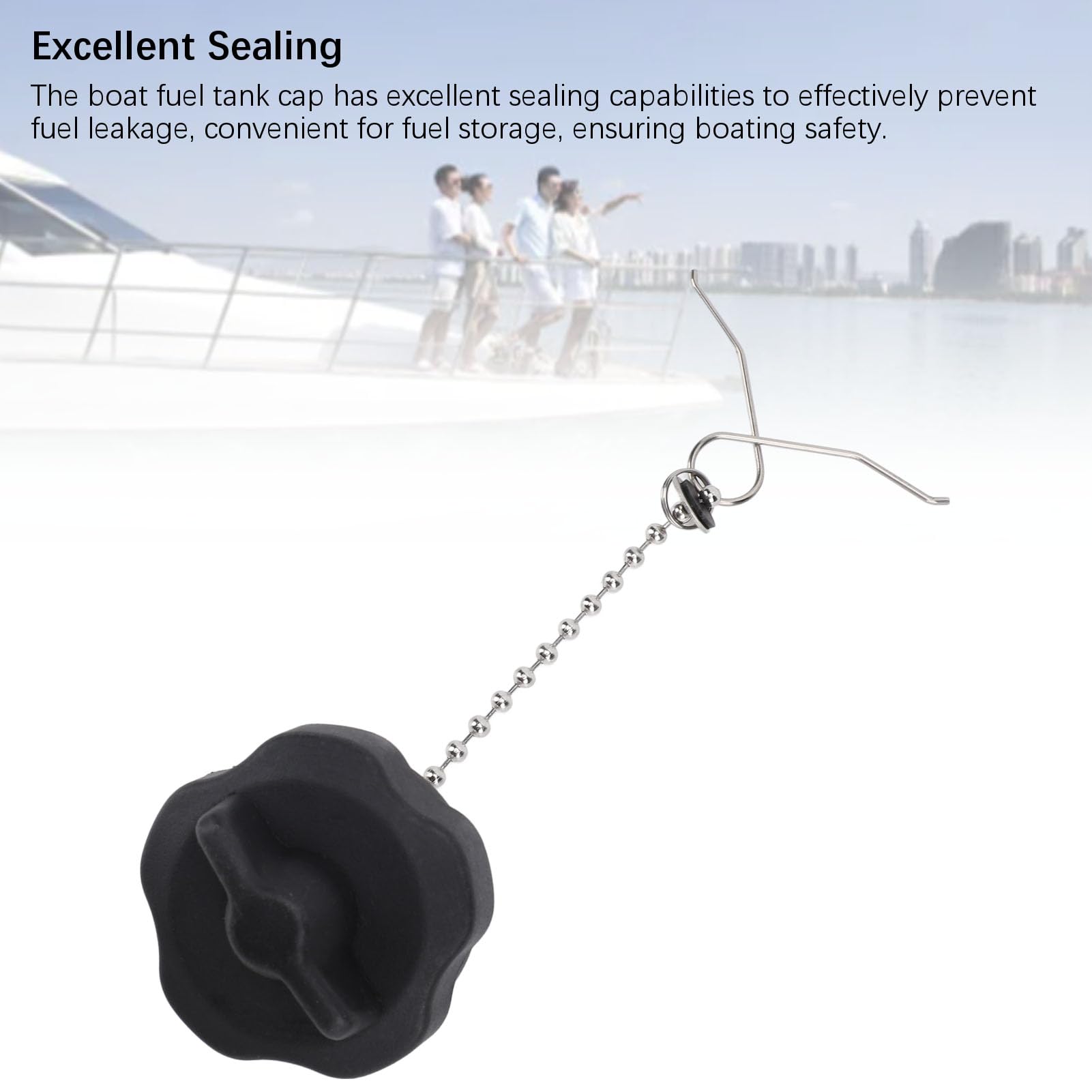 Tapón para depósito de combustible marino con rosca de 42 mm, excelente estanqueidad, compatible con fueraborda F2.5 69M F4A F4M 68D – Tapón tapa depósito depósito 67D 24610 02