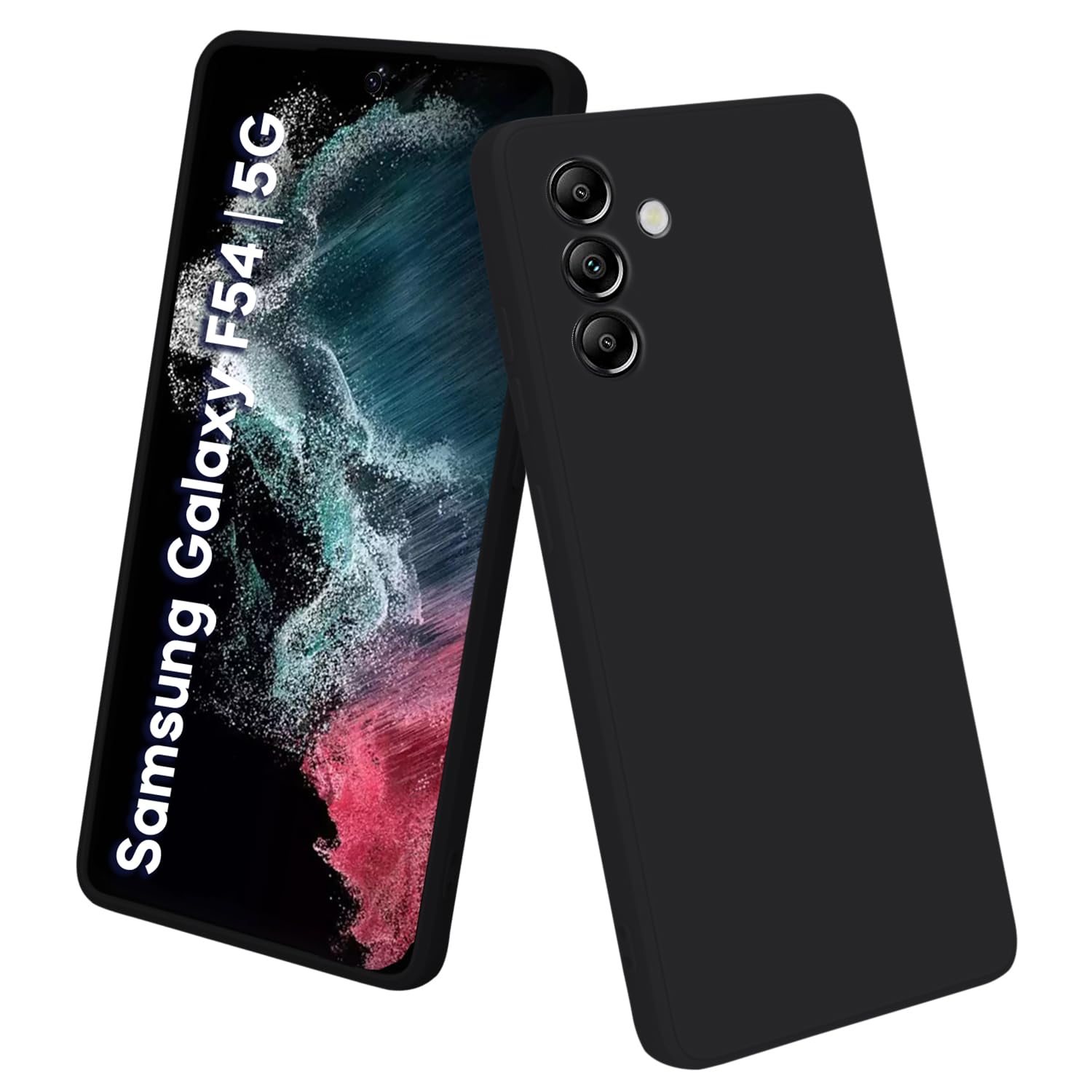 TRUEUPGRADE Liquid Silicone Designed Back Case Cover for Samsung Galaxy F54 5G | Microfiber Inside | Bumper Back Cover Case for Samsung Galaxy F54 5G - Black (B0CBFWKD7J) Amazon Price History, Amazon Price Tracker