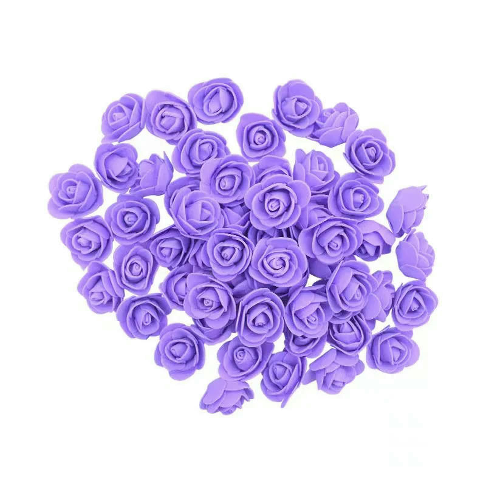 Rose artificielle en mousse pour réussir votre décoration de mariage sans fleurs fannées