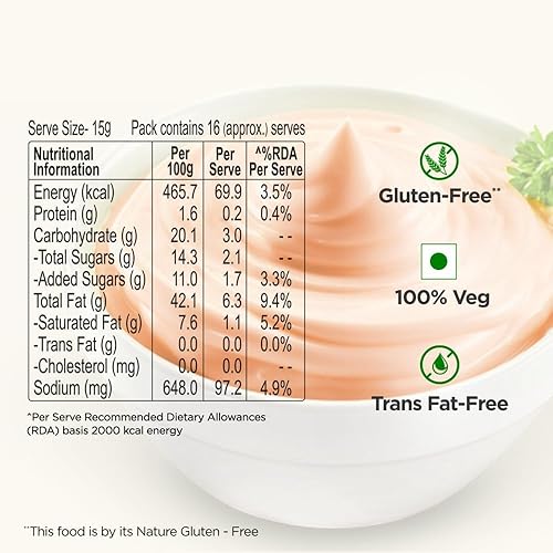 Miniatura 7 de Funfoods Hamburguesa Mayonesa sin huevo, 275G