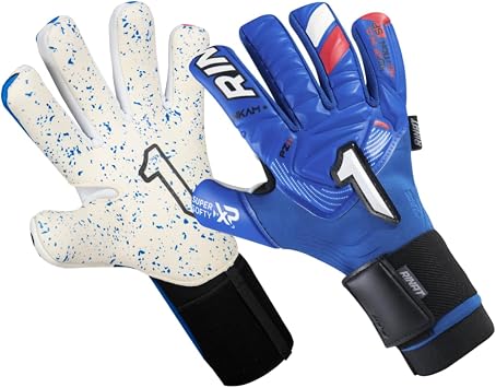 Rinat NKAM-Onana II Prime Goalkeeper Gloves Super Softy XP Latex | Negative Cut | Breathable & Flexible | Strapless Fit | Pro-Level Durability