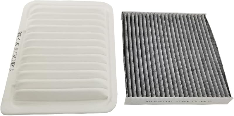 Kit Filtro de Ar do Motor e Filtro de Cabine com Carvão Ativado GaeaAuto para Toyota Corolla – 2 unidades