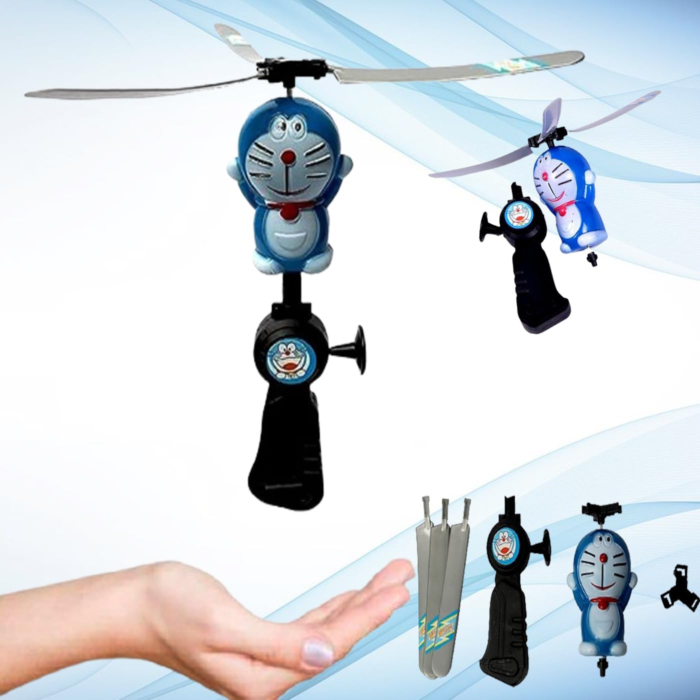 LEYSIN Cartoon Design Manual Flying Toy for Kids Play Pull The String and Toy Will Fly for Kids Gifting Pack of 1 (B0BG4TB585) Amazon Price History, Amazon Price Tracker