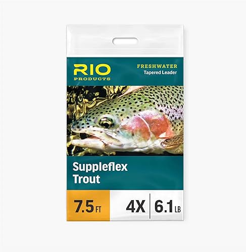 Rio Fishing Products Suppleflex Trout Leaders, paquete de 3 disponible en Yaxa Peru