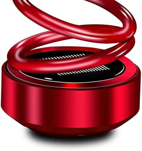 Miniatura 9 de VEAREAR Difusor de coche, difusor giratorio de ambientador de coche alimentado por energía solar con tableta de aromaterapia, difusor creativo de