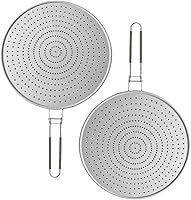 Vista 7 de Pantalla de silicona contra salpicaduras para sartén de 13 pulgadas, protector de salpicaduras de grasa con mango plegable, apto para lavavajillas