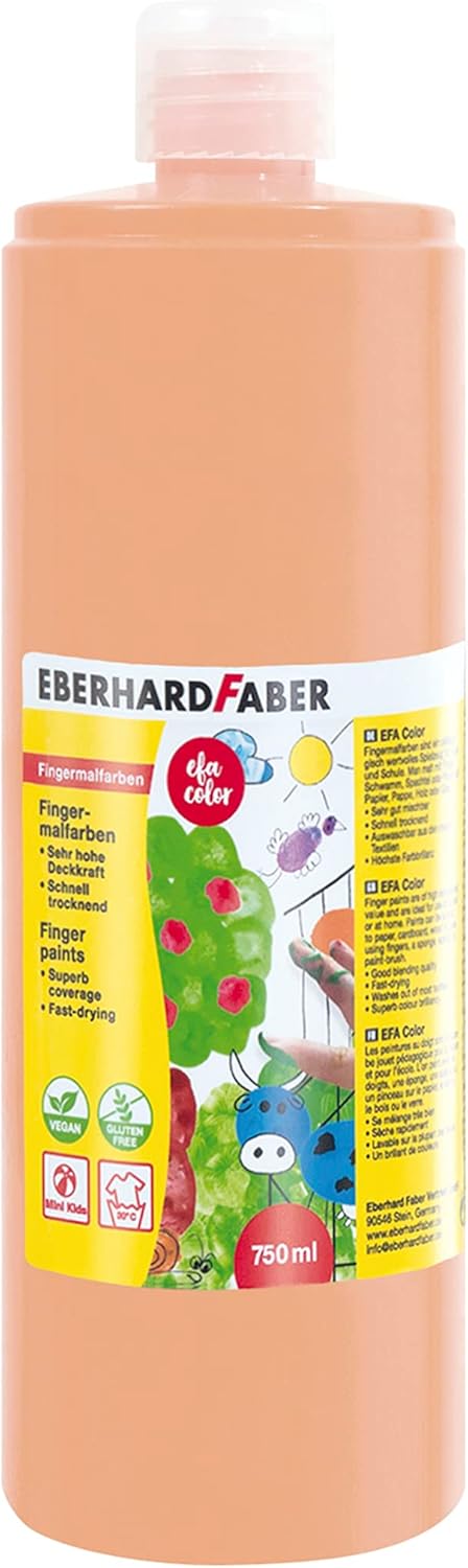 Eberhard Faber 578932 Finger Paint in Bottle 750 ml Beige
