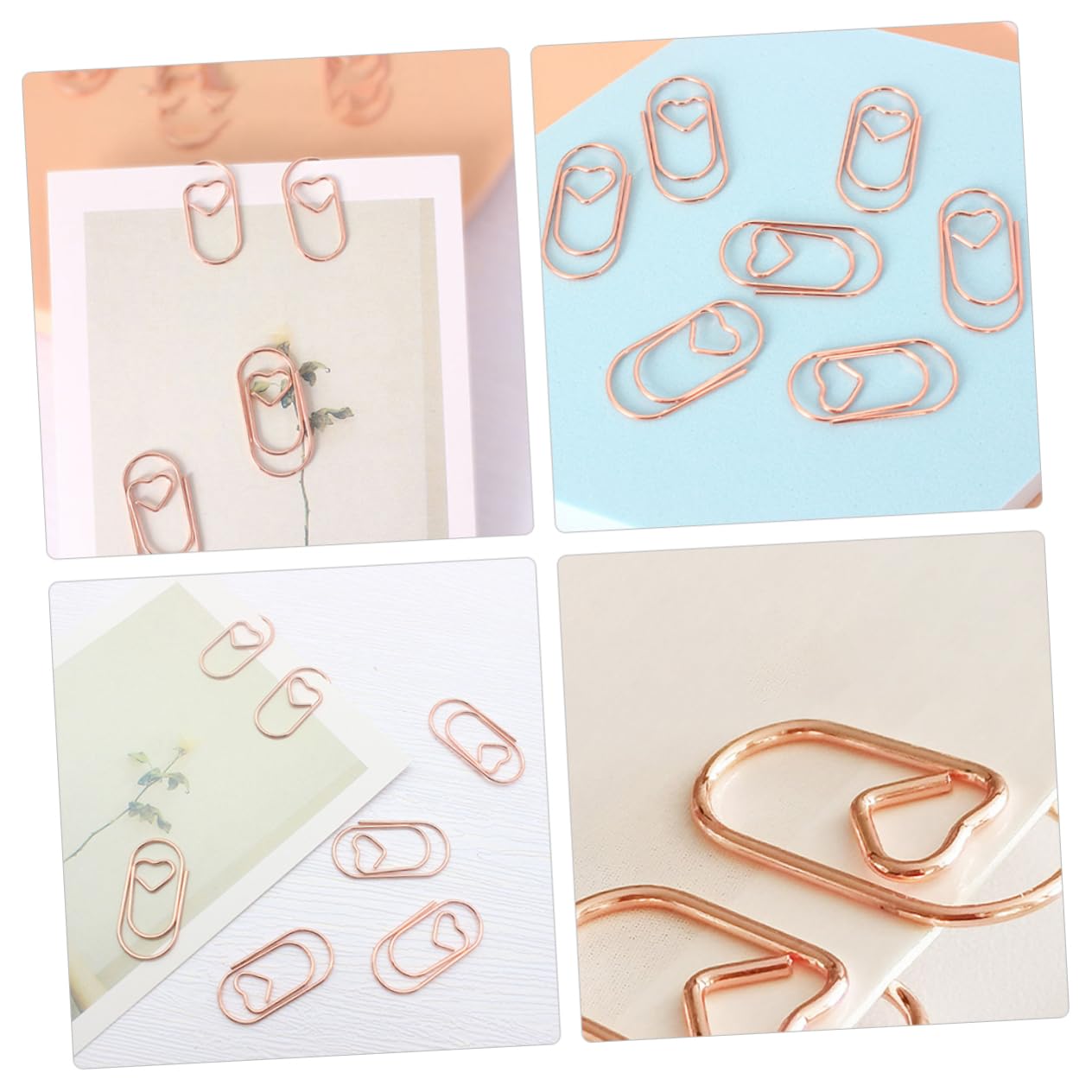 DOITOOL Clips De Metal Forma De Perfectos Para Organizar Oficina Y Diseño Y Compacto 200 Piezas X 5