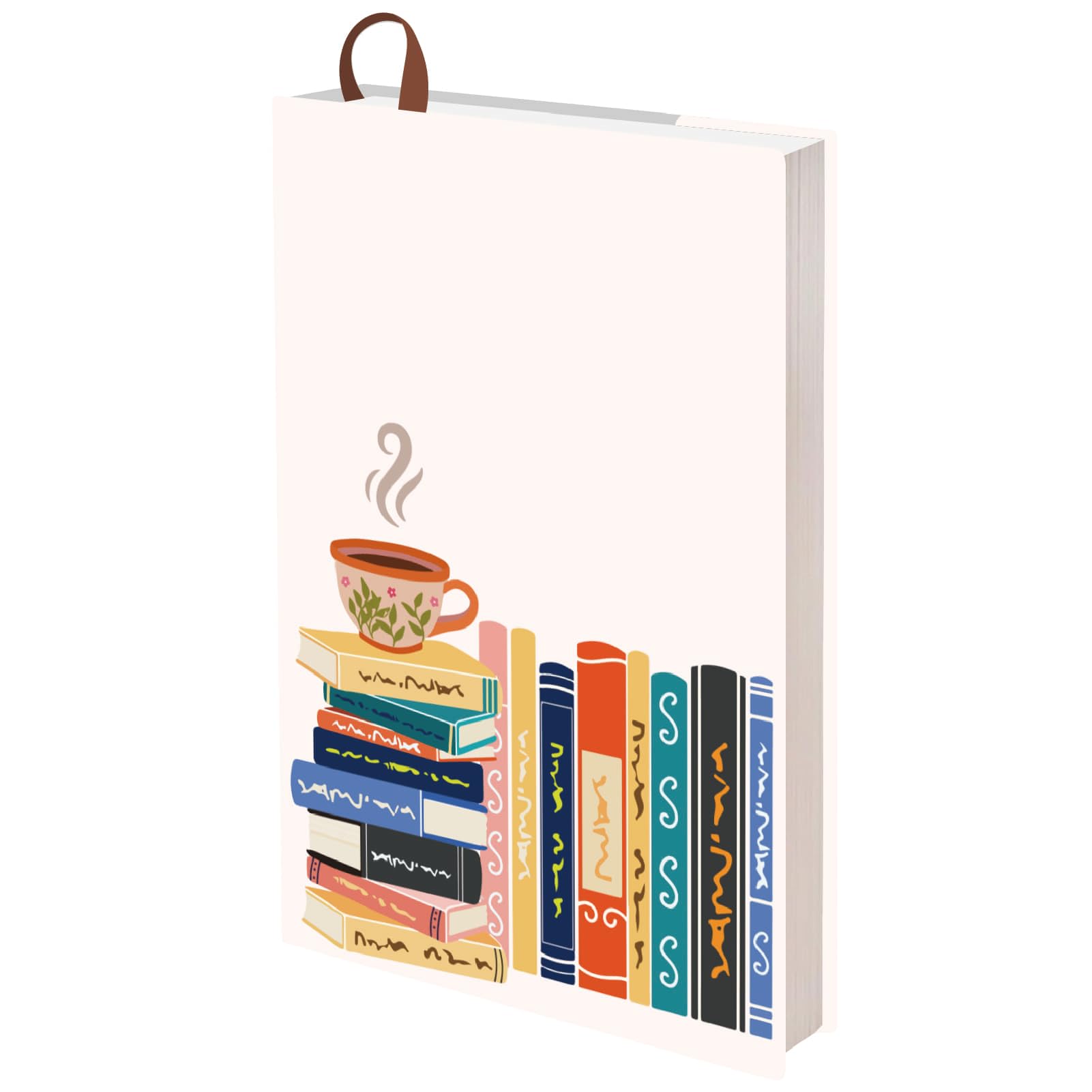 CRASPIRE A5 Book Sox Book Sleeve Cover Jumbo Print 12.4x8.8Inch Nylon Fabric School Book Protector Fits Hardcover Textbooks up to A5 below Easy to Put On Jacket Washable Reusable