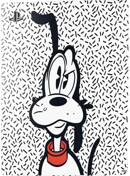 Skinit Decal Gaming Skin Compatible with PS5 Console - Officially Licensed Disney Friends Pluto Confused Design
