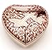 Produktbild Urns UK Althorp Gedenkurne für Haustiere, herzförmig, 7,6 cm, Rot