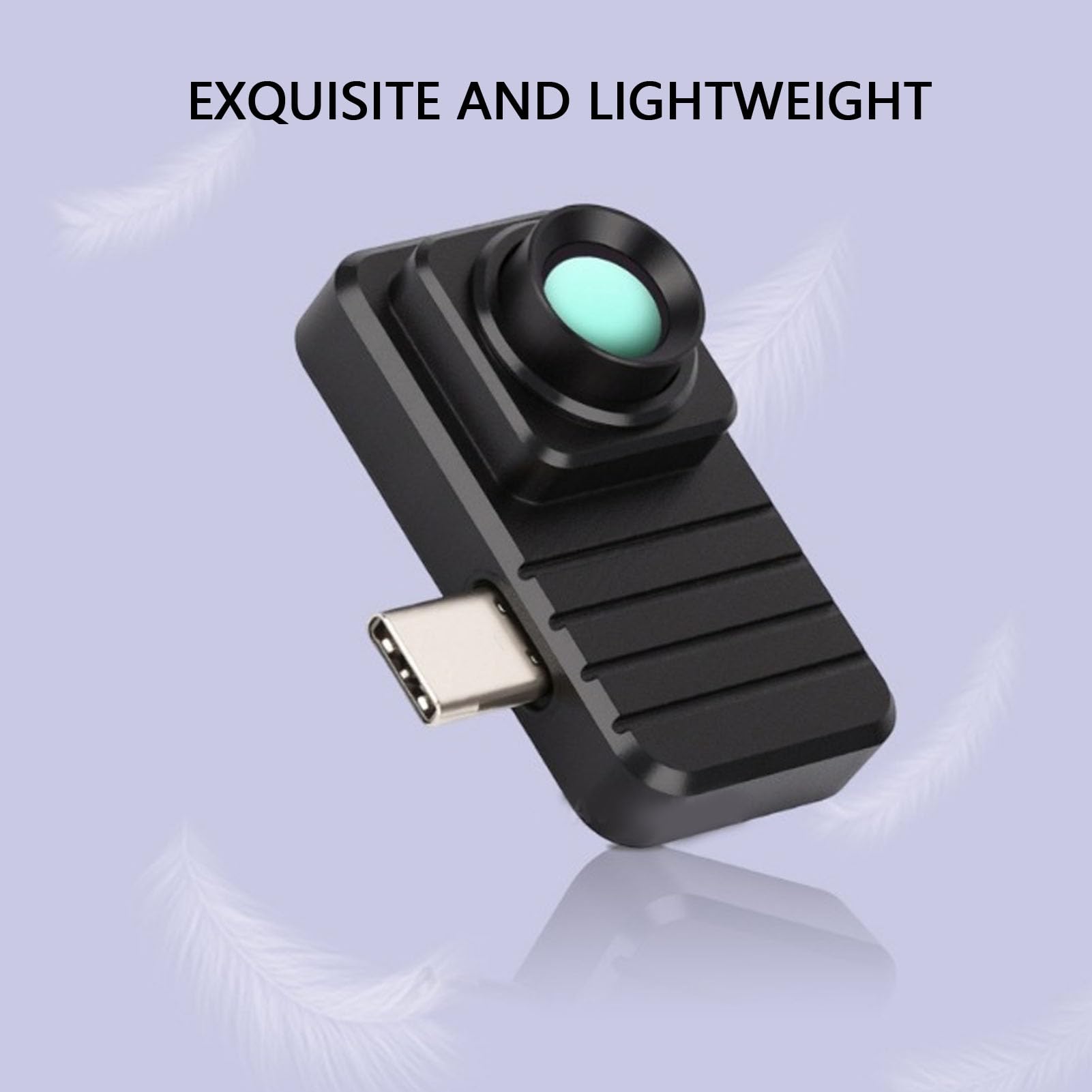 Tosuny Kamera Termowizyjna do Smartfona, rozdzielczość 160x120, Kamera Termowizyjna na podczerwień USB C z aluminiową obudową, Funkcja Plug & Play dla Telefonu z Systemem Android,