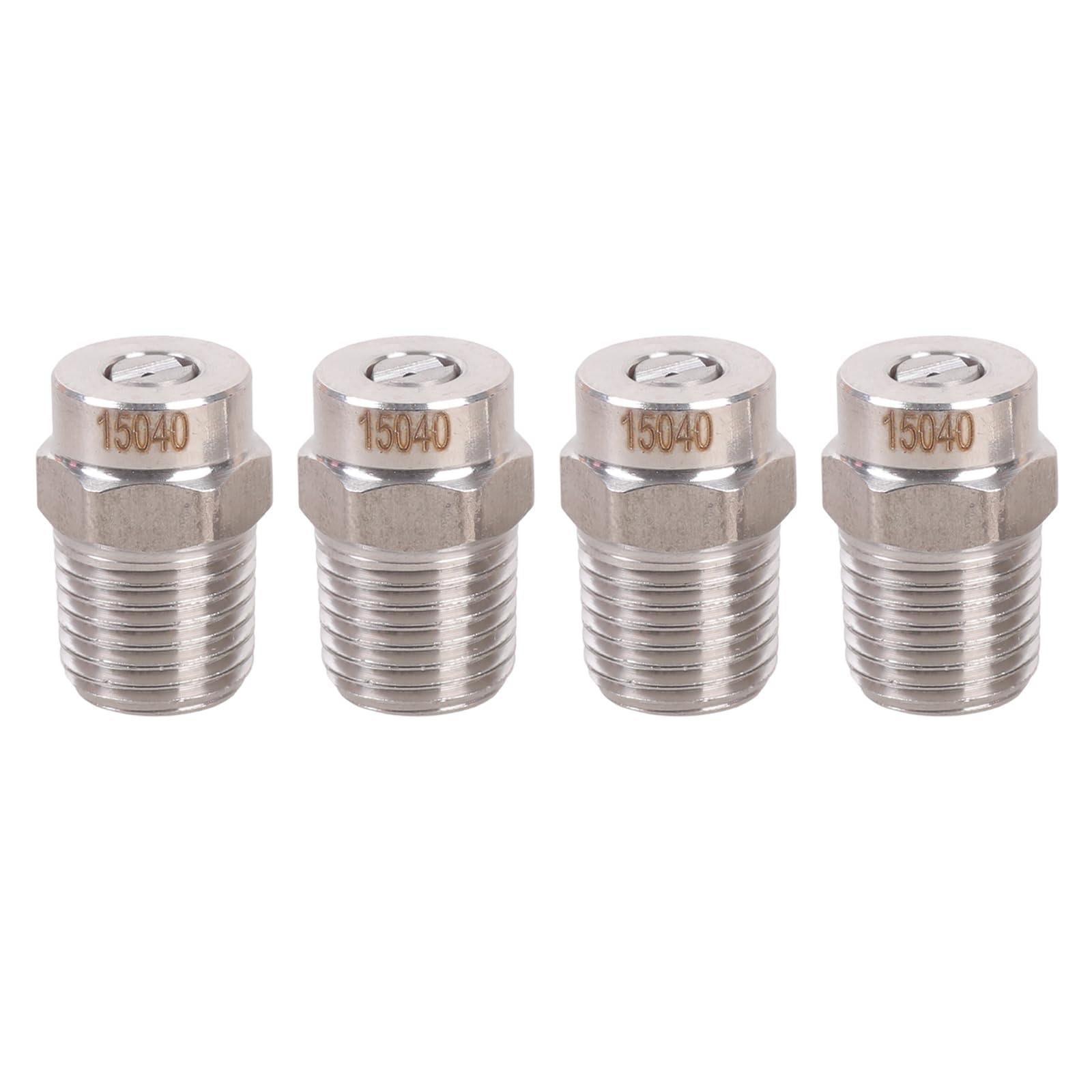 4Pcs Heavy Duty Steel Nozzles Head Tips for Industrial Cleaning Applications Providing Efficient Flows and Easy Connection High Efficiency Nozzle