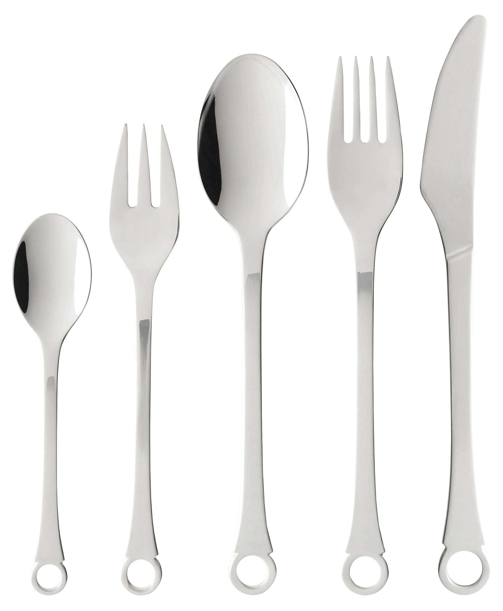 Couverts Gense Pantry ensemble 60 pièces en acier mat et poli pour table moderne
