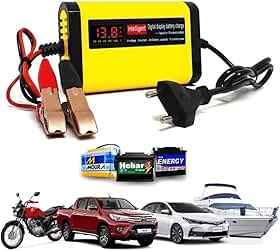 Carregador de Bateria 12V Universal Para carro moto Triciclo Carregador De Bateria Para Carro 12V Carregador Automotivo Bivolt