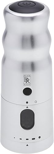 Molinillo de pimienta de plata cepillada