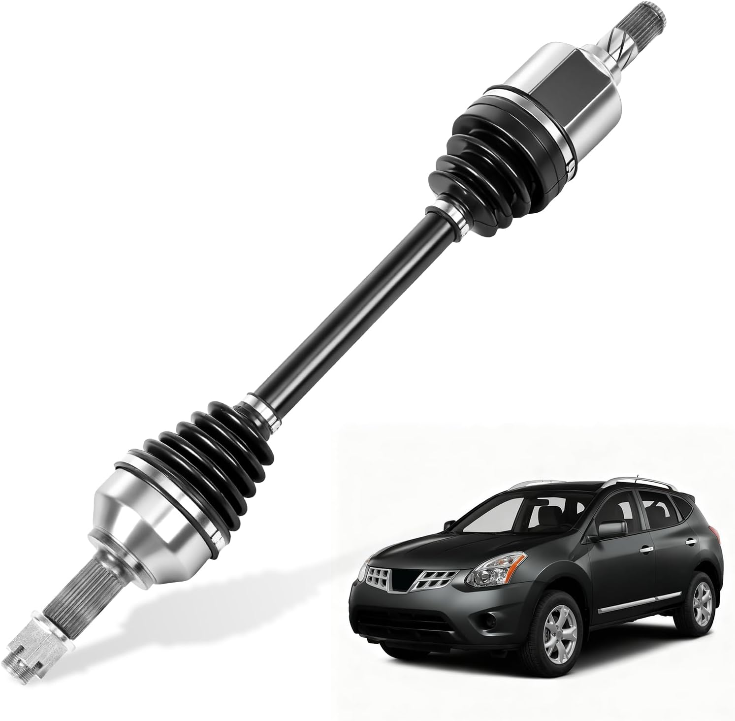 Pair (2) Front CV Axle Shaft Assembly,CV Axle Shaft Assembly Set Compatible with Honda Civic EXL LXS DX EX EXS GX LX Sedan Coupe Auto Trans 2006 2007 2008 2009 2010 2011 CV Axle