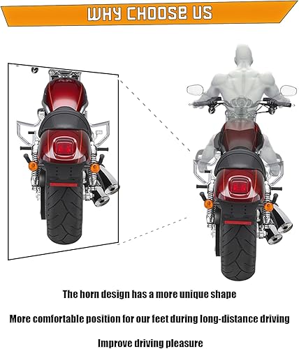 Miniatura 9 de Barra de choque Protector de motor Autopista Autopista Barra para Harley V-Rod Vrod Night Rod Muscle VRSC VRSCF VRSCA (negro)