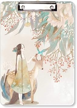 Amazon Boygirl中国の古典的なスタイルのイラストレーター フラットヘッドフォルダーライティングパッドテストa4 クリップファイル ボード 文房具 オフィス用品