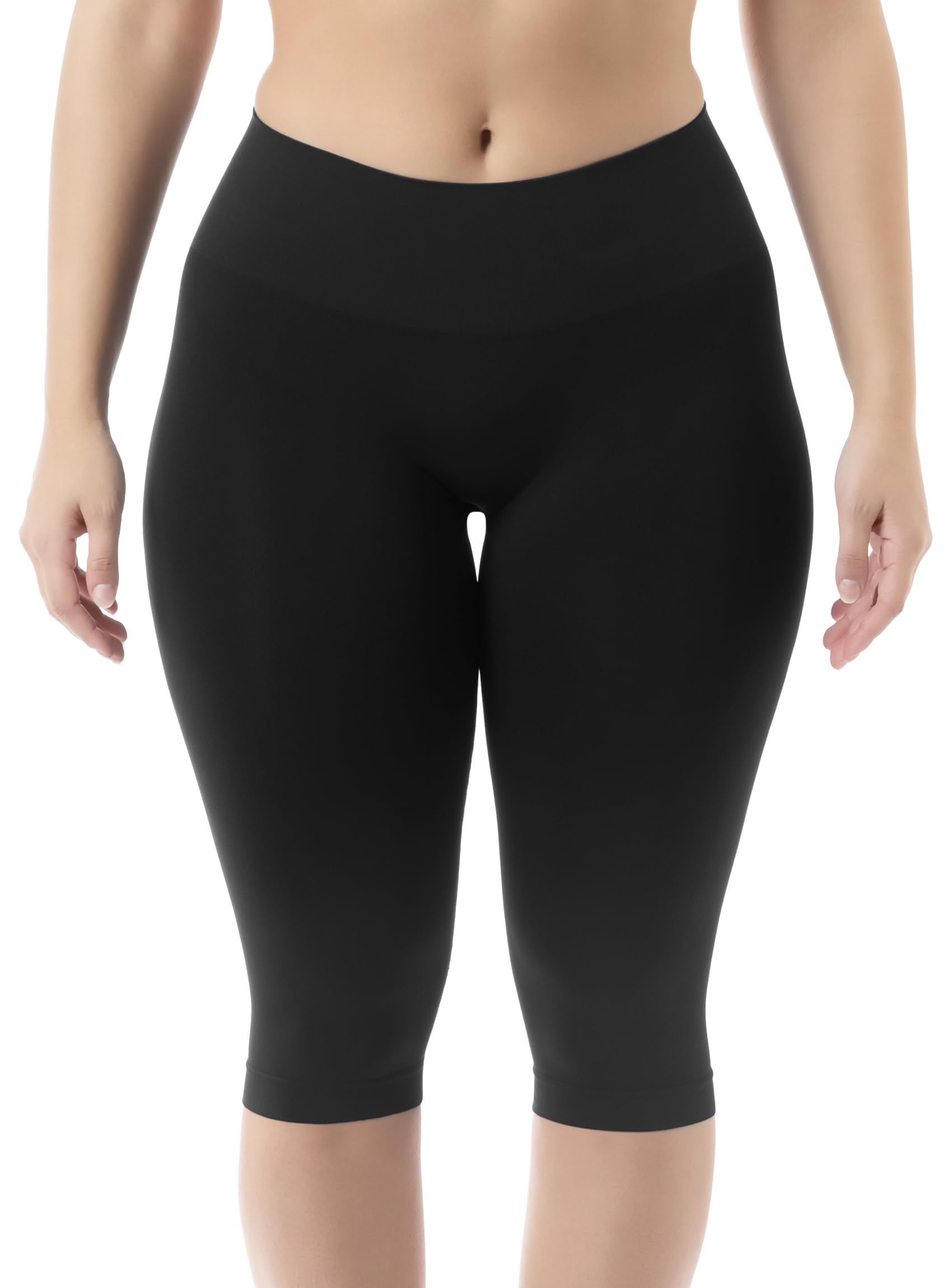 FarmaCell Anti-Cellulite Leggings Damen 3/4, Shapewear mit FIR-Effekt, Made in Italy, 604Y