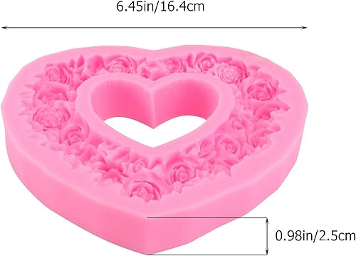 Miniatura 2 de Molde para pastel de boda, boda, compromiso, pastel, fondant, corazón, jabón, postre, galleta, chocolate, bricolaje, horneado, pastel de boda,