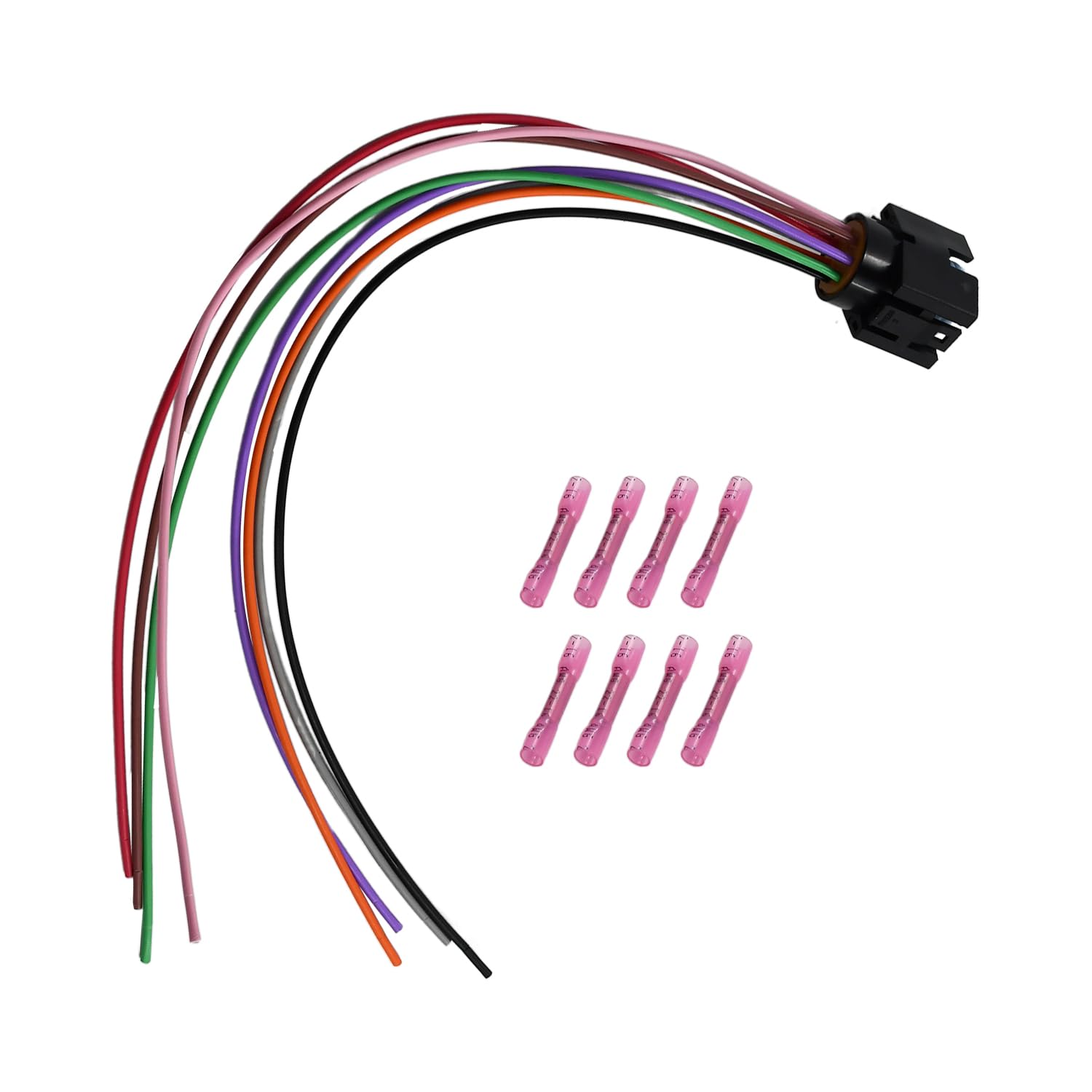 Transmission Wiring Harness Repair Kit 42RE 46-47-48RE 12445BK 350-0062 Compatible with 1994 & Up Dodge Jeep 4.0L 5.2L 42RE 44RE 46RE RE Series Transmission with 8 Pin Connector